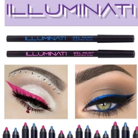 ⭐️40% Off⭐️ Illuminati Gel Paint Electric Blue and Pink - Picture 5 of 5